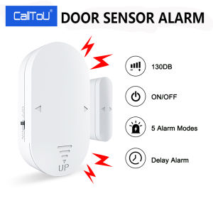 Calltou Wireless Door Sensor Alarm Alarm Sensor Anti Theft House Emergency Alarm for Women Siren Alarm Door Alarms 130dB Burglar Alarm for Home/Shop/Kids Safety MC11