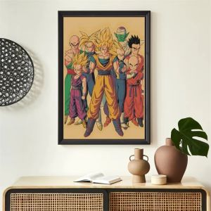Bandai | DIY 5D Diamond Painting Dragon Ball Vintage Poster Character Art Hobby Craft for Home Wall Decor Ideal Gift for Art Lovers