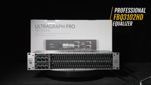 Behringer FBQ3102HD Double 31 segment Graphic Equalizer with FBQ Feedback Detection System Hi-Res Audio Smart Chip Protective Circuitry Metal Chassis.