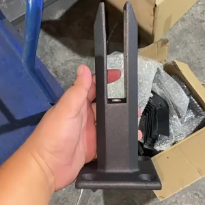 ที่หนีบกระจก 304 ชั้นยืนบันไดระเบียงแก้วหัวจุกลูกกรงราวบันไดครอบครัว