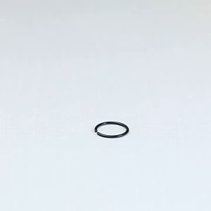 Anti-allergic Round Ear Hoop Plastic Stud Earrings