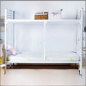 ผ้าคลุมกันยุงแบบซิปแบบชั้นเดียวสำหรับหอพักนักเรียน ผ้าคลุมเตียงแบบปิดแสง ผ้าคลุมเตียงแบบชั้นบนและล่าง ผ้าคลุมเตียงแบบพับได้ ผ้าคลุมเตียงแบบกันยุงแบบซิป