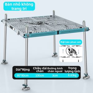 YEYINGZHE | Sàn Đánh Cá Nhôm Gấp Mới Dày và Nhẹ