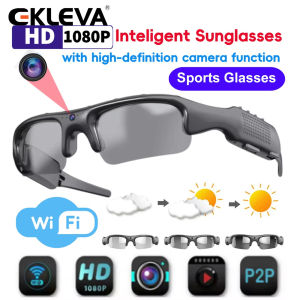 EKLEVA 1080P HD Video Recorder WIFI APP Outdoor Sports DV Camera Smart Glasses Wide Angle 170° Camera Sports Camera Riding