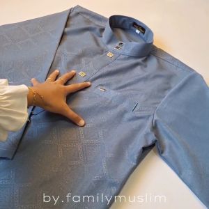 AL- MARWAZ jubah muslim pria remaja gamis dewasa bahan EMBOS adem terbaru baju muslim kekinian