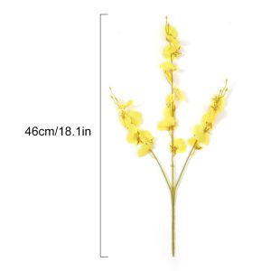 46/85CM Yellow Artificial Flowers Bouquet Silk Fake Flowers for Home Room Decor Garden Wedding Decoration Outdoor Vase Ornament
