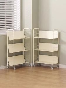 WANGXINGHEYUE | Portable Wheeled Bookshelf for Kids with Multi-Layer Storage