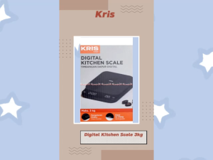 Kris Chef 3kg Digital Kitchen Scale Timbangan Dapur Untuk Kopi Kue Kafe Krischef Krisbow Cafe