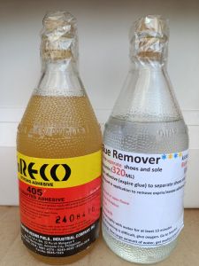Greco Super power adhesive 405 330 ml + Kicksglue Remover 320 ml for Reglue Shoes