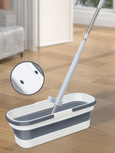 Foldable Rectangular Mop Bucket Flat Surface Floor Cleaning Car Wash Water Bucket Large Size Duster Cloth Washing Basin