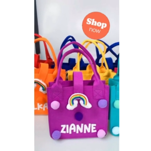 SOBY PH - Personalized Felt Bag Cute Cartoon Bags Felt Bag for Adult/Kids Handbag