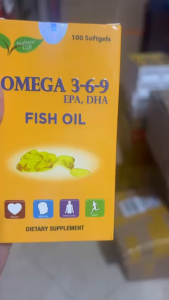 Viên uống dầu cá Omega 369 Nature Gift tốt cho tim mạch bổ mắt làm sáng mắt (100v/hộp)