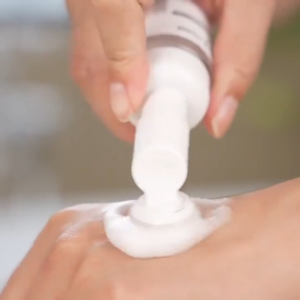 Buy 1 get 1 free Mousse Foaming Bottle With Brush Pump Press Silicone Face Brush Foaming Bottle
