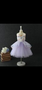 Dress Anak Perempuan Unicorm Purple Import KDRC