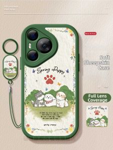 CIJING | Silicone Drop Proof Full Enclosure Phone Case Cartoon Cute Dog Design