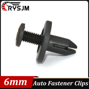 Car Auto Bumper Fastener Rivet Car Clips Universal  Retainer Plastic Rivet Car Fender Bumper Pump Pin 6MM Hole Clips Auto Parts