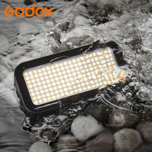 Godox WL8P Waterproof LED Video Light 2700k-8500k Color Adjust 2900mAh 96 CRI 97TLCI APP Control for Sony Canon DSLR Flash