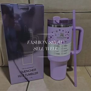 Large Capacity 1200ml Glass Water Bottle - Same Style as Yaya Stanley