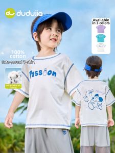 DUDUJIA | Áo Thun Trẻ Em 100% Cotton Mùa Hè