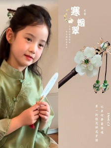 Childrens Traditional Chinese Style Hairpin New 2025 Ancient Fashion High-End Hair Accessory for Bun Hairstyling Hanfu Headwear