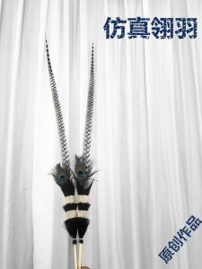Realistic Pheasant Feathers Plumes for Beijing Opera Headwear Fake Feathers Quail Feathers Plum Blossom Maiden Accessories