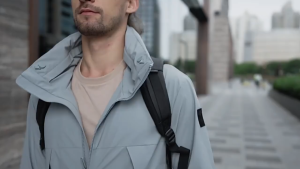 MARK RYDEN Backpack Men Slim Thin Business Laptop Bag YKK Zipper（15“/ 17\"）