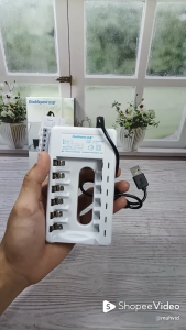 COD Doublepow Charger Baterai 6 slot AA/AAA with 6PCS AA + 6PCS AAA DP B06 / charger baterai 18650 aa aaa fast charging mic wireless isi ulang / casan baterai 18650 abc senter mic jam laser aa aaa / cas baterai 18650 otomatis abc aa senter mic jam