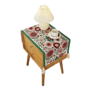 American Style Long Tablecloth Dustproof Cover Cloth for Dining Table Shoe Cabinet Bedside Cabinet Microwave Oven Tea Table