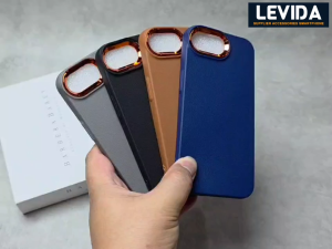 Case Iphone 16E SoftCase Macaron Leather List Crom