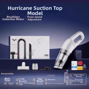 HELLOLEIBOO | Car Vacuum Cleaner Handheld Wireless Charging High Inlet Power 2025 New Model Home And Car Use Dust Collector Air Blower