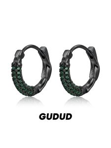 GUDUD | Sleek Silver Mens Earrings