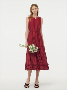 Gloria | Red Sleeveless Dress For Special Occasions