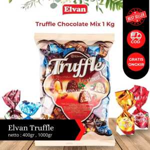 Elvan Truffle Chocolate Assortment 400gr dan 1kg - Cokelat Aneka Rasa HALAL