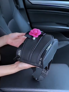 Leather Car tissue box hanging car tissue box armrest box seat back car sun visor creative car sanitary tissue box