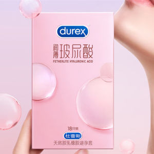 Privacy Shipping Hyaluronic Acid Lubricant Durex Condoms for Man Ultra Thin Soft Sleeve for Adult Male Intimate Goods