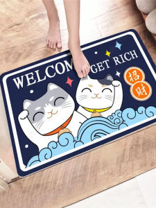 Thảm Lót Cửa Nhà Chống Trượt Thảm Lót Sàn Phòng Tắm Thảm Lót Sàn Thấm Nước Sử Dụng Tại Nhà Thảm Lót Sàn Hình Chữ Nhật Đơn Giản