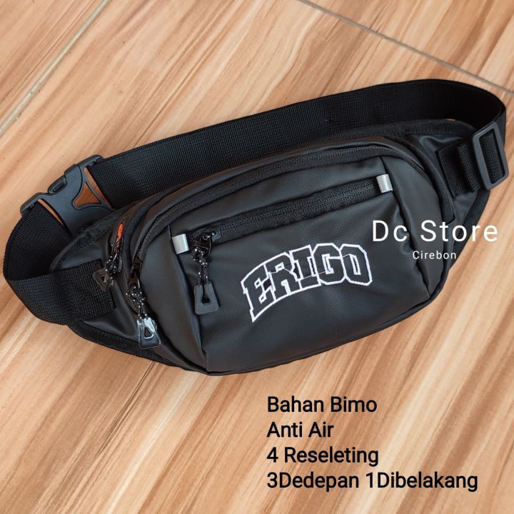 Tas Selempang Pria Waterproof Erigo anti air Tas Slempang Cowok keren Tas Pinggang Pria wanita