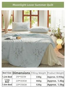 DOHIA | Machine Washable Light Summer Quilt