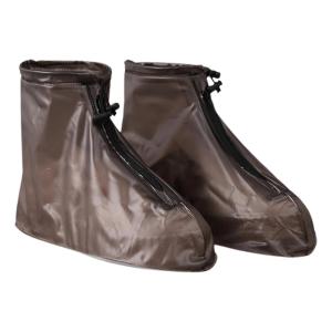 1 Pair Waterproof Shoe Covers Non-slip Reusable Rain Snow Boots Women Men PVC Silicone Sole Overshoes Protectors In Rainy Days