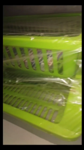 2 Layer Plastic Storage Rack/Kitchen Organizer/Dish Drainer/Kitchen Dring Rack/Lagayan ng Plato