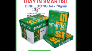[SALE] Giấy in A4 Smartist - Định lượng 70gsm Số lượng 500 Tờ Giấy trắng mịn