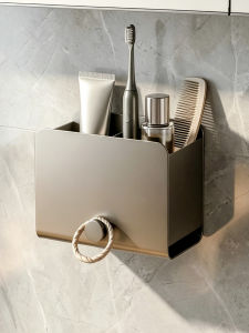 ROLONG | Non-Drilling Wall Mounted Bathroom Storage Shelf
