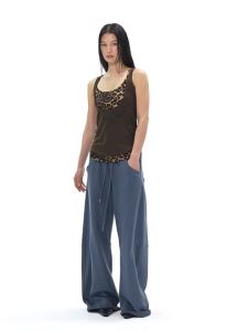 WLNEXT | Spicy Girl Style Double Layer Tencel Sleeveless Top