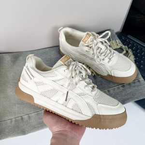 Mens Summer Breathable Mesh Retro Versatile Dequan Casual Sports Shoes round Toe Flat Heel Rubber Outsole Comfortable Sneakers