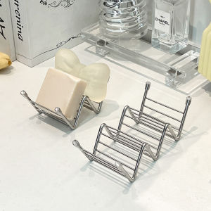 Stainless Steel Soap Holder Bathroom Organizer Draining Device Simple Design Multi-Functional Soap Box for Household Use