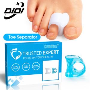 DIDI 1Pair Toe Seperator Separation Hallux Valgus Bunion Corrector Separate Overlapping Toes Pain Relief Foot Care