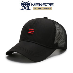 MENSPE Baseball Cap Men’s Summer Baseball Cap Outdoor Ultra-thin Sun Hat Half Mesh Splicing Breathable Baseball Cap Quick Dry Baseball Cap Fashion Sun Protection Hat Adjustable Hat Outdoor Sports Workout