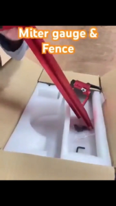 Table Saw Miter Gauge Miter Bar for 3/4 x 3/8 Inches with Adjustable Flip Stop and Fence For Woodworking Crosscut Miter Cut