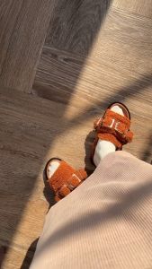 Jane slip on Teddy brown