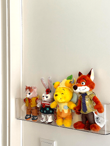 Home Decor Acrylic Display Stand Multi-Functional Wall-Mounted Storage Box Punch-Free Organizer Rack Household Good